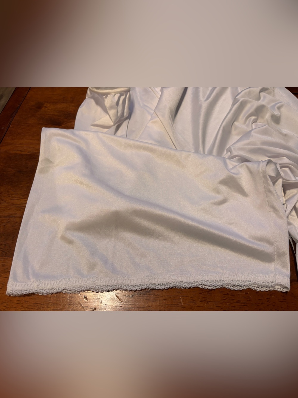 Vintage Shadowline White Nylon Bloomers/Pettipants Size 1X - Picture 3 of 5
